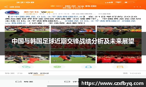 中国与韩国足球近期交锋战绩分析及未来展望